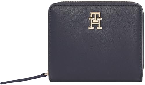 Tommy Hilfiger Cartera Mujer Logotape pequeña, Azul (Space Blue), Tall