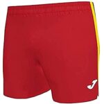 Joma Elite VII Short Running, Hombre, Rojo Amarillo, M