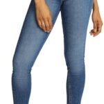 Calvin Klein High Rj20J224492 Ceñido Mujer, Denim (Denim Dark), 27W /