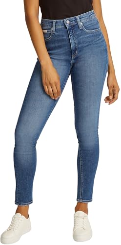 Calvin Klein High Rj20J224492 Ceñido Mujer, Denim (Denim Dark), 24W /