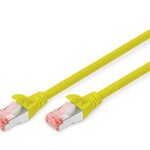 DIGITUS Cable LAN Cat 6 – 0,5m – Cable de red RJ45 – S/FTP Blindado –