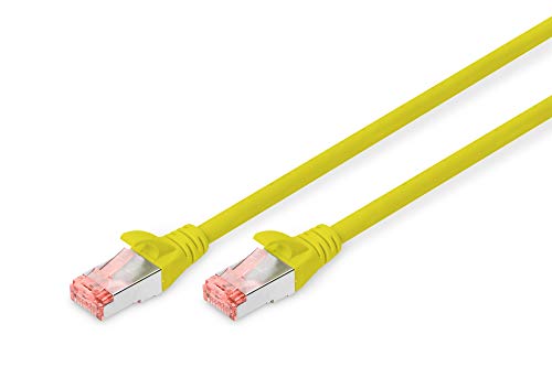 DIGITUS Cable LAN Cat 6 – 0,5m – Cable de red RJ45 – S/FTP Blindado –