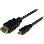 StarTech.com Cable de 3m Micro HDMI a HDMI con Ethernet – Vídeo de 4K