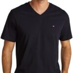 Tommy Hilfiger Camiseta de manga corta Hombre Essential Tee con cuello