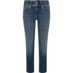 Pepe Jeans Slim Jeans LW Pantalones, Denim, 27W / 30L Unisex Adulto