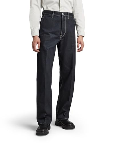 G-Star Para Hombre Pantalones Modson Straight Chino, Azul (raw denim D