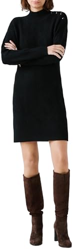 Caroll 242R-RMAEVA Vestido, Negro, L para Mujer
