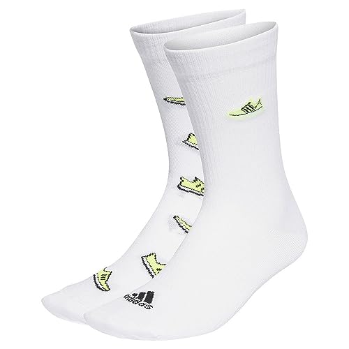 adidas Run x Ultraboost Shoe Love Graphic Socks 2 Pairs, Calcetines Un
