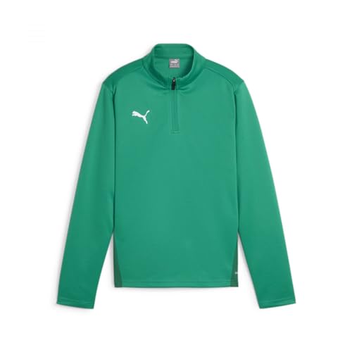 PUMA teamGOAL Training 1/4 Zip Top Jr Ajustado, Unisex niños, Sport Gr