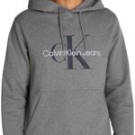 Calvin Klein Sudadera Hombre Hoodie Seasonal Monologo Regular con Capu