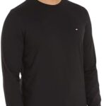 Tommy Hilfiger Camiseta de manga larga Hombre Tommy Logo de algodón, N
