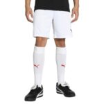 Puma Teamliga Shorts Pantalones cortos, White-Blac, 3XL Unisex adulto