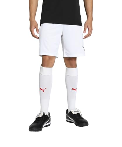 Puma Teamliga Shorts Pantalones cortos, White-Blac, XXL Unisex adulto