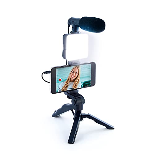 Canal Toys – Studio Creator – Kit de Podcast y Vlogging con Luz y Micr