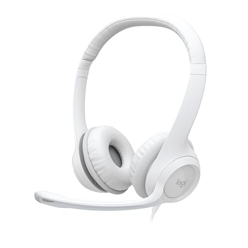 Logitech H390 Auriculares con Cable para PC/Portátil, Auriculares Esté