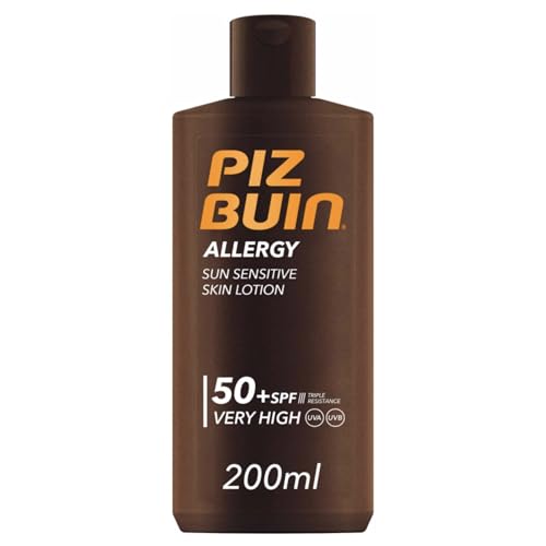 PIZ BUIN Allergy Sun Sensitive Skin Lotion FPS 50 (200 ml), protector