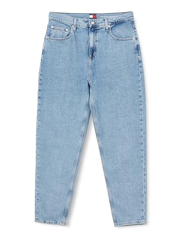 Tommy Jeans Mom Jean Uhr TPR Ai4116Dw0Dw21392 Ajustado, Mezclilla (Den