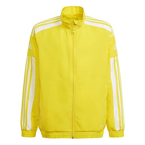 adidas Unisex niños Squadra 21 Presentation Jacket, Team Yellow/White,