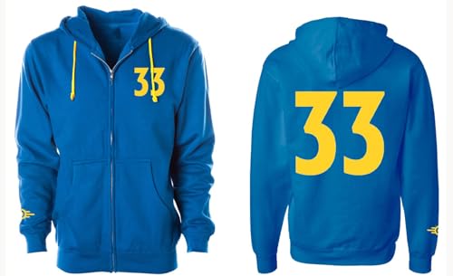 DPI Merchandising GmbH Fallout Vault 33 Zip-Up Sudadera XL