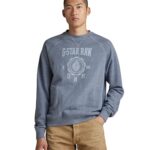 G-Star para Hombre Sudadera Collegic Raglan Loose, Multicolor (Vintage