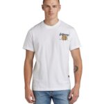G-Star para Hombre Camiseta Vest Back Graphic, Blanco (White D24423-33