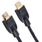 Amazon Basics Cable HDMI 4K de 7.6 m, Alta Velocidad de 18 Gbps con Et