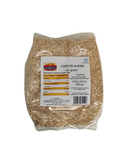Guillermo | Copos de avena SIN GLUTEN – 500 g. | Perfecto para celíaco