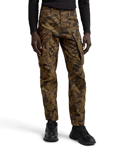 G-STAR Hombres Rovic Zip 3D Regular Tapered Pants, Multicolor (Shadow
