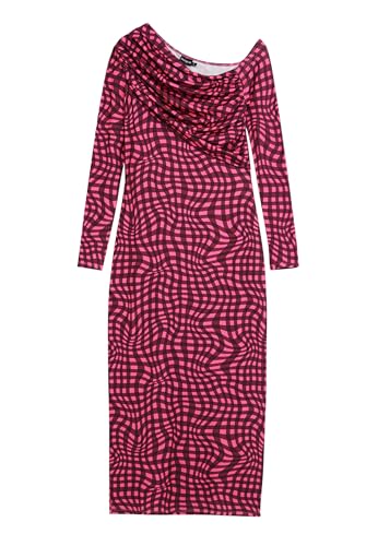 Desigual REPRIS_Vest_Lovely Casual Dress, Rojo, Large Women’s