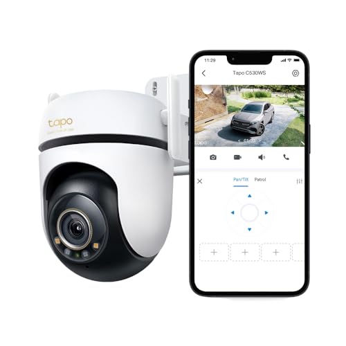 Tapo C530WS – Cámara Seguridad Exterior 360° 3K 5MP, Visión Nocturna C
