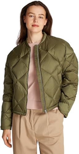 Tommy Hilfiger Chaqueta Bomber Mujer Casual Quilted Down acolchada, Ve