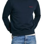 Pepe Jeans Axel Crew Sudadera, Azul (Dulwich Blue), XS para Hombre