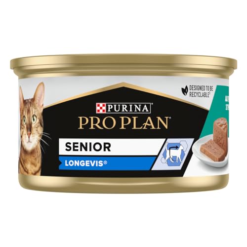 Purina Pro Plan Comida Húmeda para Gato Senior, Mayor, Longevis 7+ Mou