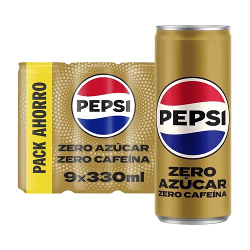 Pepsi zero sin cafeína Refresco de cola con cero azúcar y cero caloría