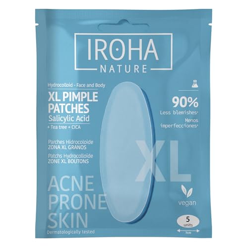 Iroha Nature – Parches Granos XL 5 uds | Antiacné con Ácido Salicílico
