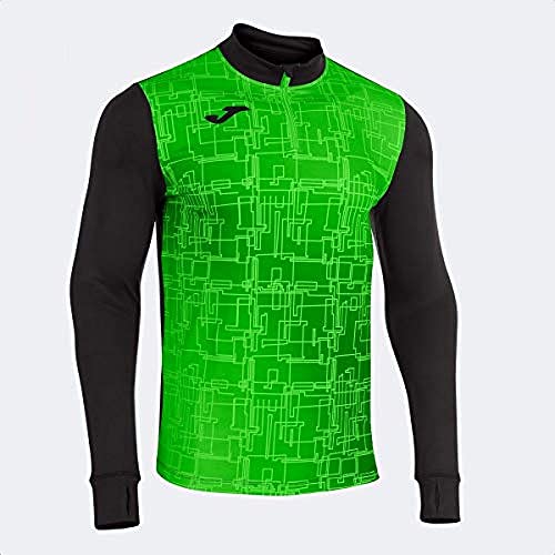 Joma Sudadera sin Capucha Élite VIII Negro Verde flúor