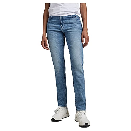 G-Star Para Mujer Jeans Virjinya Slim, Azul (faded niagara D21078-D316