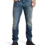 G-STAR Mosa Straight Jeans Hombre, Azul (Antique Faded Lago Blue D2369