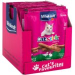Vitakraft Cat Stick Classic, golosinas para gatos, palitos de carne, c