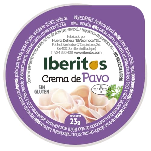 Iberitos – Crema Untable de Pavo – Ideal para Untar Tostadas, Pan y Cr