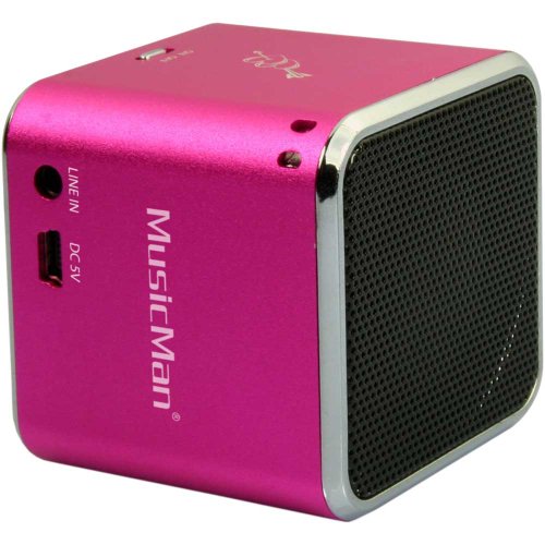 MusicMan Portable Mini Bluetooth Speaker Audio Tarjeta MicroSD Soporte