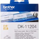 Brother Etiquetas Papel PRECORTADA DK11204 17 X 54 MM MULTIPROPOSITO 4