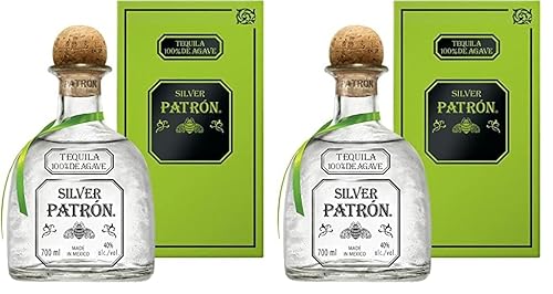 PATRÓN Silver Premium Tequila, 40% vol., 70 cl / 700 ml, Tequila 100%