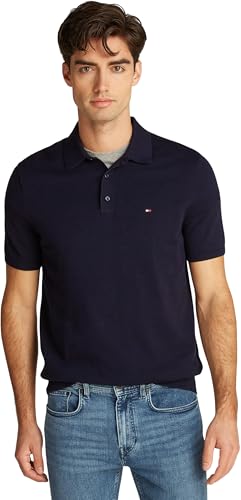 Tommy Hilfiger Polo de manga corta Hombre Essential Cotton Knitted Dic