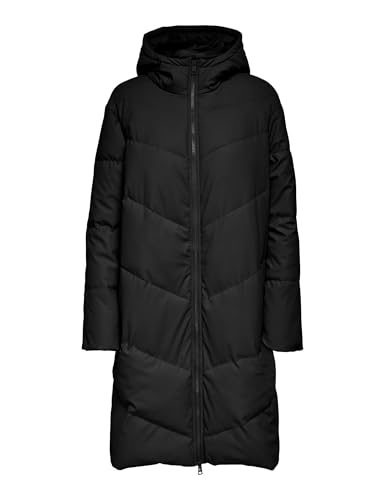 JDY Jdyulrikka Water Rep Puffa Otw Noos Chaqueta, Negro, XL para Mujer