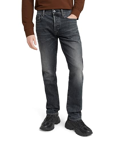 G-STAR 3301 Slim Jeans Vaqueros, Azul (Antic Sand Blast 51001-d775-g80