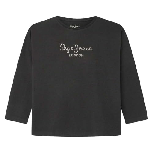Pepe Jeans Vita LS Camiseta, Black (Black), 4 años para Niñas
