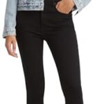 Levi’s Mile High Super Skinny, Vaqueros Mujer, Black Celestial, 25W /