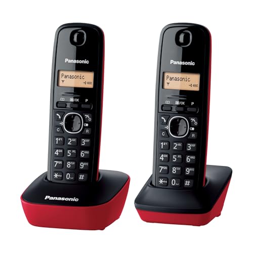 Panasonic KX-TG1612SPR Teléfono Inalámbrico Digital DECT, Unidad Base