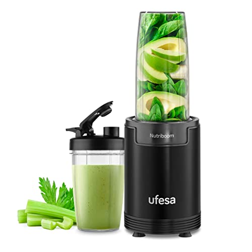 Ufesa BS2500 Nutriboom Batidora de Vaso Individual, Extractor de Nutri